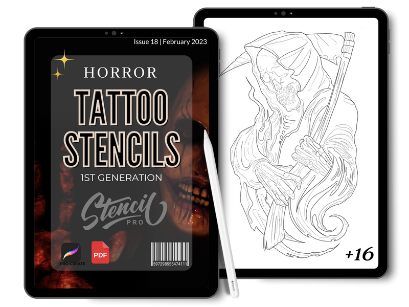 I will make marvelous new school horror skelton tattoo design - Tattoo Ideas